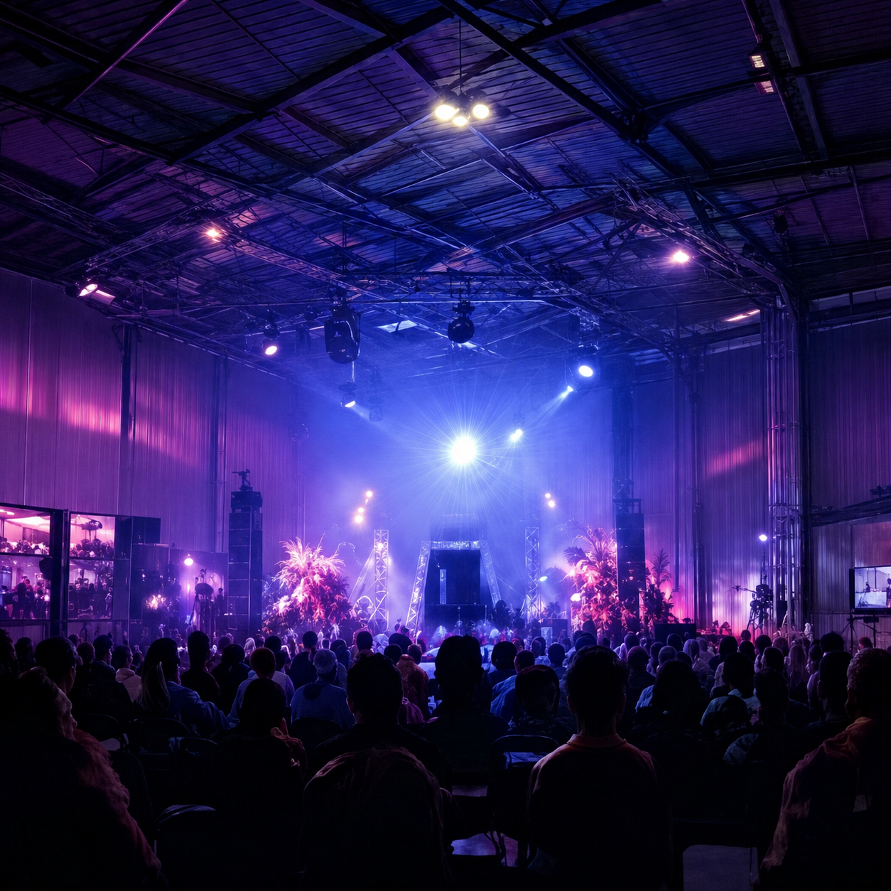 Production and events setup at A64 Studios